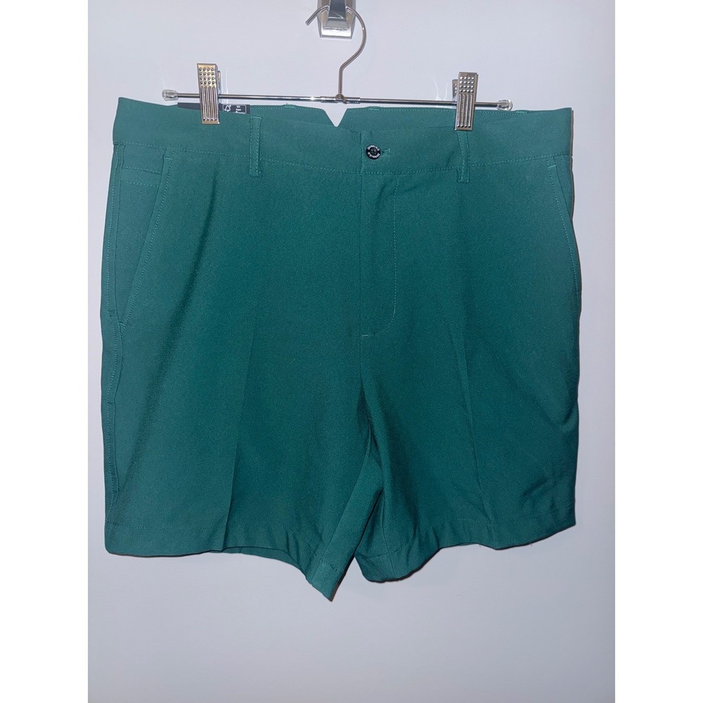 Dunning Golf Mens Performance Shorts Forest Green 8 Inch Inseam Size 32